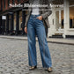 🎉 50% KORTING! 💥 Nieuwe collectie 2026 – Damesjeans met wijde pijpen en strass-steentjes voor een slanker, sprankelend silhouet ✨👖