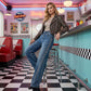 🎉 50% KORTING! 💥 Nieuwe collectie 2026 – Damesjeans met wijde pijpen en strass-steentjes voor een slanker, sprankelend silhouet ✨👖