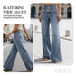 🔥 2026 NIEUW! Hoge Taille Jeans met Wijde Pijpen – Comfortabel & Trendy 👖