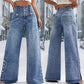 🔥 2026 NIEUW! Hoge Taille Jeans met Wijde Pijpen – Comfortabel & Trendy 👖
