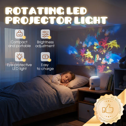 🥳HETE UITVERKOOP 2026🥳💞Meer dan 50.000 verkocht! Draaibare LED-projector met dynamisch lichteffect