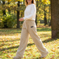 ⏰ LAATSTE KANS – 50% KORTING! 👖 Dames corduroy broek met wijde pijpen en trekkoord