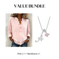 Damesblouse met ruches, V-hals en lange mouwen