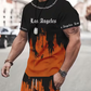👕 NU 60% KORTING! 🔥 Set met T-shirt en korte broek met print voor heren – Zachte stof, opvallend ontwerp en perfect voor zomerse dagen ☀️