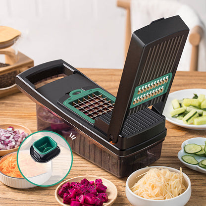 🥕8-in-1 multifunctionele groentesnijder🍽️ Alles-in-één keukenhulp – Bespaar tijd, snijd als een professional