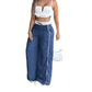📢Damesbroek met hoge taille en wijde pijpen