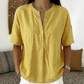 🔥Casual effen blouse voor dames