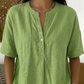 🔥Casual effen blouse voor dames