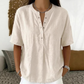 🔥Casual effen blouse voor dames