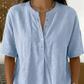 🔥Casual effen blouse voor dames