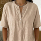🔥Casual effen blouse voor dames