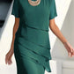 💕2026 Topaanbieding: 60% KORTING🔥Elegante midi-jurk van geplooide chiffon