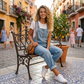 ⌛️50% korting✨ Dames Losse Denim Tuinbroek | Verstelbanden Diepe Zakken S-2XL