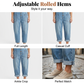 ⌛️50% korting✨ Dames Losse Denim Tuinbroek | Verstelbanden Diepe Zakken S-2XL