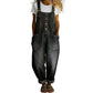 ⌛️50% korting✨ Dames Losse Denim Tuinbroek | Verstelbanden Diepe Zakken S-2XL