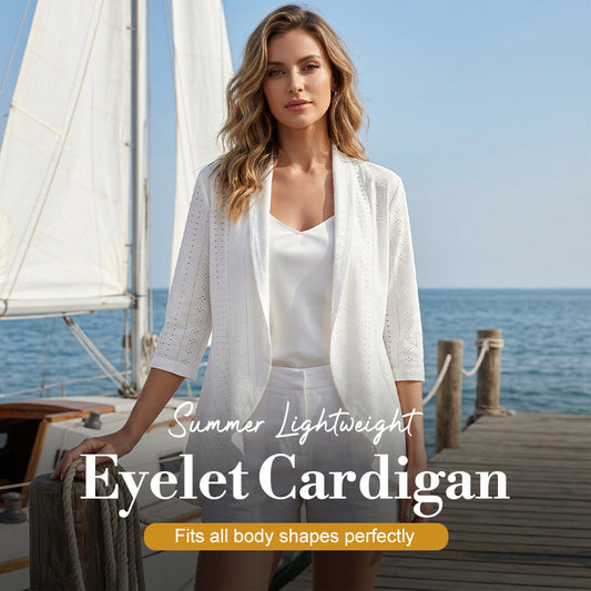 🌸 TIJDELIJKE KORTING VAN 50%! ✨ Lichtgewicht zomervest met gaatjes voor dames – Ademend, luchtig, stijlvol vest 🌊