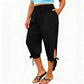 📢📢40% KORTING !! ⏰Casual capribroek voor dames met elastische tailleband