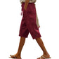 Casual cropped broek voor dames met knoopdetails
