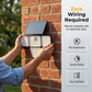 🌞💡Beveiligingslamp met bewegingssensor op zonne-energie