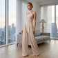 📢📢40% KORTING !! ⏰Elegante jumpsuit met gekruiste halternek