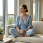 Jumpsuit met V-hals, hoge taille en wijde pijpen voor dames