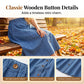 Elastische denim midirok met hoge taille voor dames
