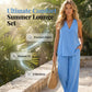 Effortless Summer V-Neck Lounge Set