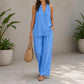 Effortless Summer V-Neck Lounge Set