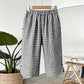 Casual geruite capribroek voor dames