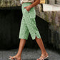 Casual geruite capribroek voor dames