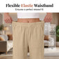 Casual, ruimvallende cropped broek met wijde pijpen voor dames