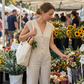Zomerse mouwloze jumpsuit met knoopsluiting voor dames