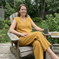 Zomerse mouwloze jumpsuit met knoopsluiting voor dames