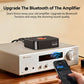 Bluetooth 6.0-audio-ontvanger met RCA- en AUX-uitgangen