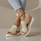 Casual, ademende plateausandalen voor dames