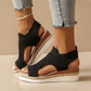 Casual, ademende plateausandalen voor dames