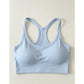 G geribbeld crop-tanktop met racerback