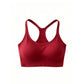 G geribbeld crop-tanktop met racerback