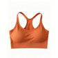G geribbeld crop-tanktop met racerback