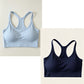 G geribbeld crop-tanktop met racerback