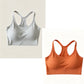 G geribbeld crop-tanktop met racerback