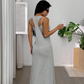 Two-Piece Style Tank Maxi Dress with Side Cut-Outs