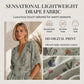 Elegante jumpsuit met V-hals en print voor dames