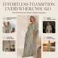 Elegante jumpsuit met V-hals en print voor dames