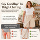 Asymmetrische wikkelbroek voor dames, knielengte