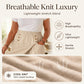 Asymmetrische wikkelbroek voor dames, knielengte