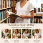 Elegant T-shirt met V-hals voor dames
