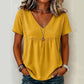 Elegant T-shirt met V-hals voor dames