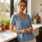 Elegant T-shirt met V-hals voor dames