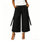 👖Cropped cargobroek met wijde pijpen voor dames – Straatstijlbroek met hoge taille ✨